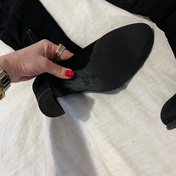 Stuart Weitzman Black Over the Knee Boots - Picture 5 of 10